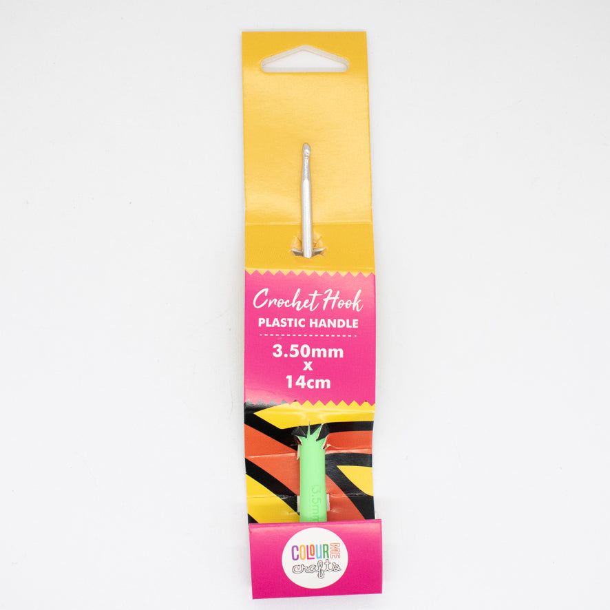 ColourMe Crafts Plastic Handle Crochet Hook 14cm