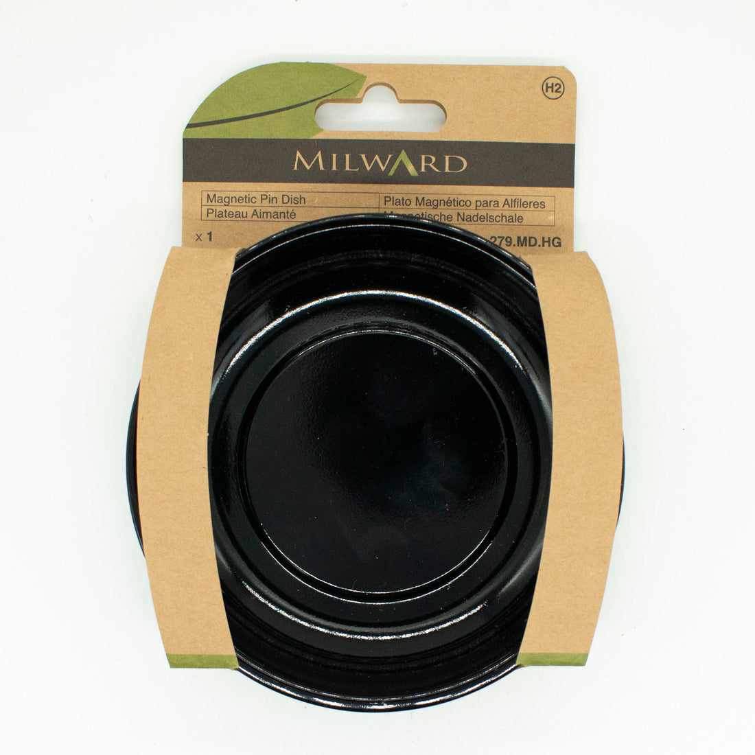 Milward Black Magnetic Pin Dish