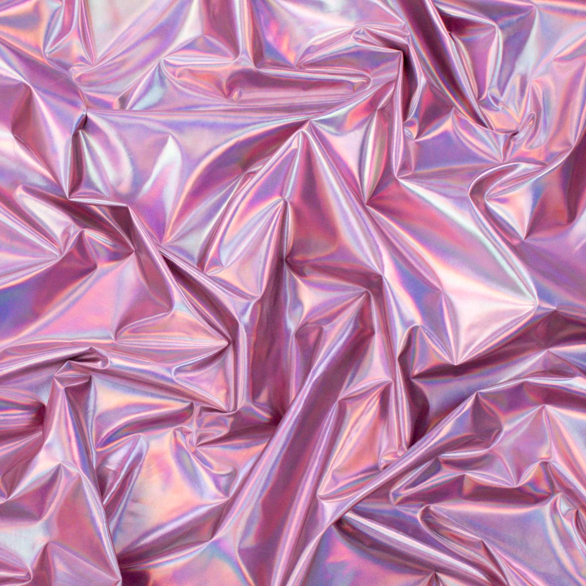 Holographic Metallic Foil Fabric