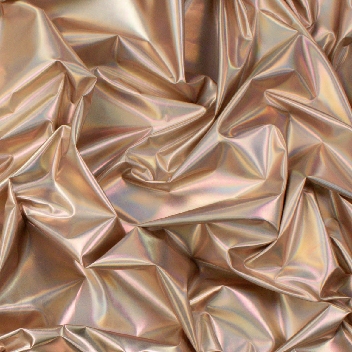 Holographic Metallic Foil Fabric