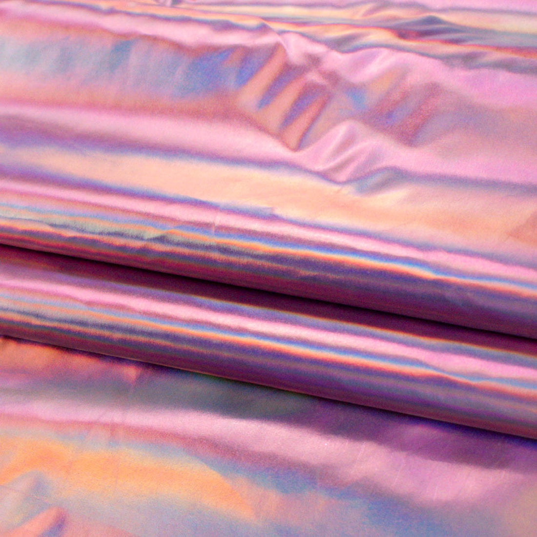 Holographic Metallic Foil Fabric