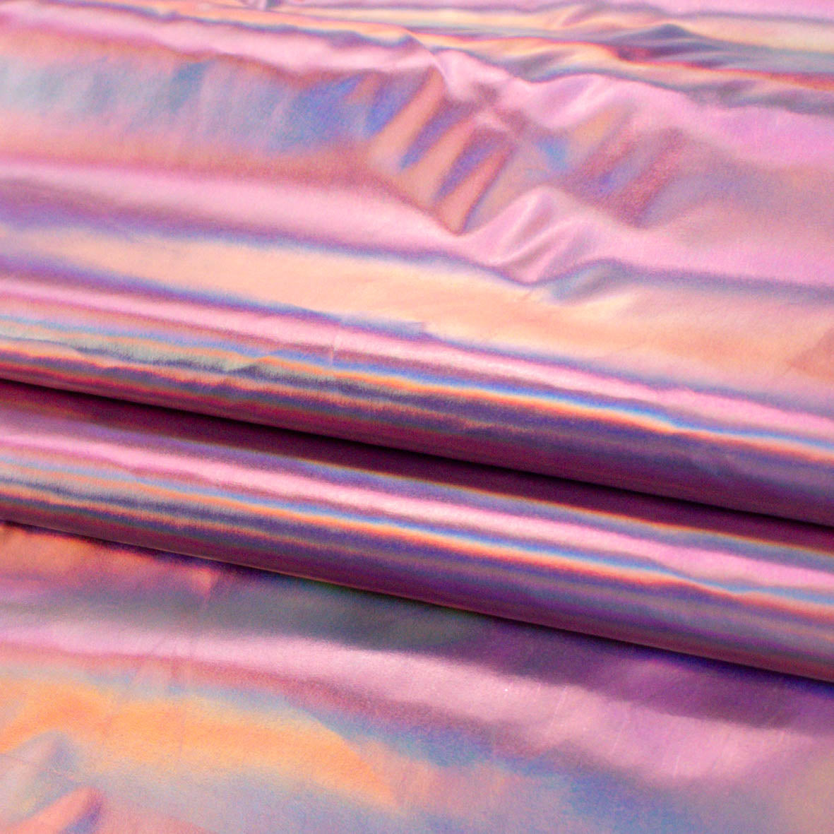 Holographic Metallic Foil Fabric
