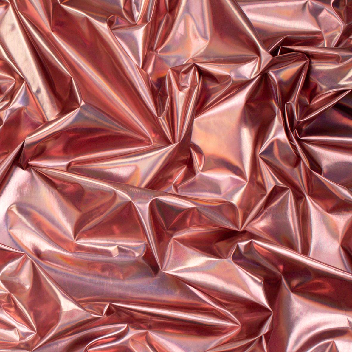 Holographic Metallic Foil Fabric