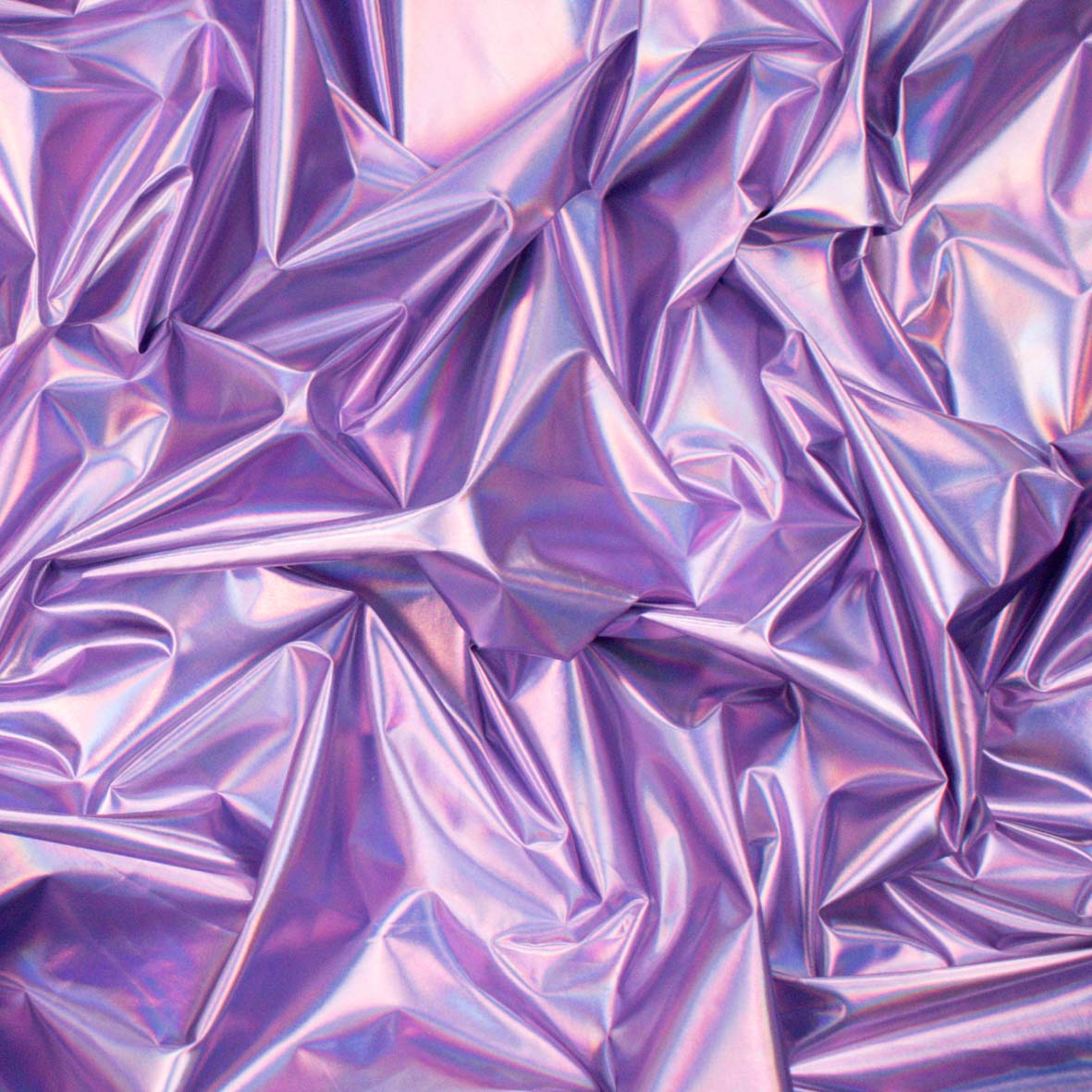 Holographic Metallic Foil Fabric