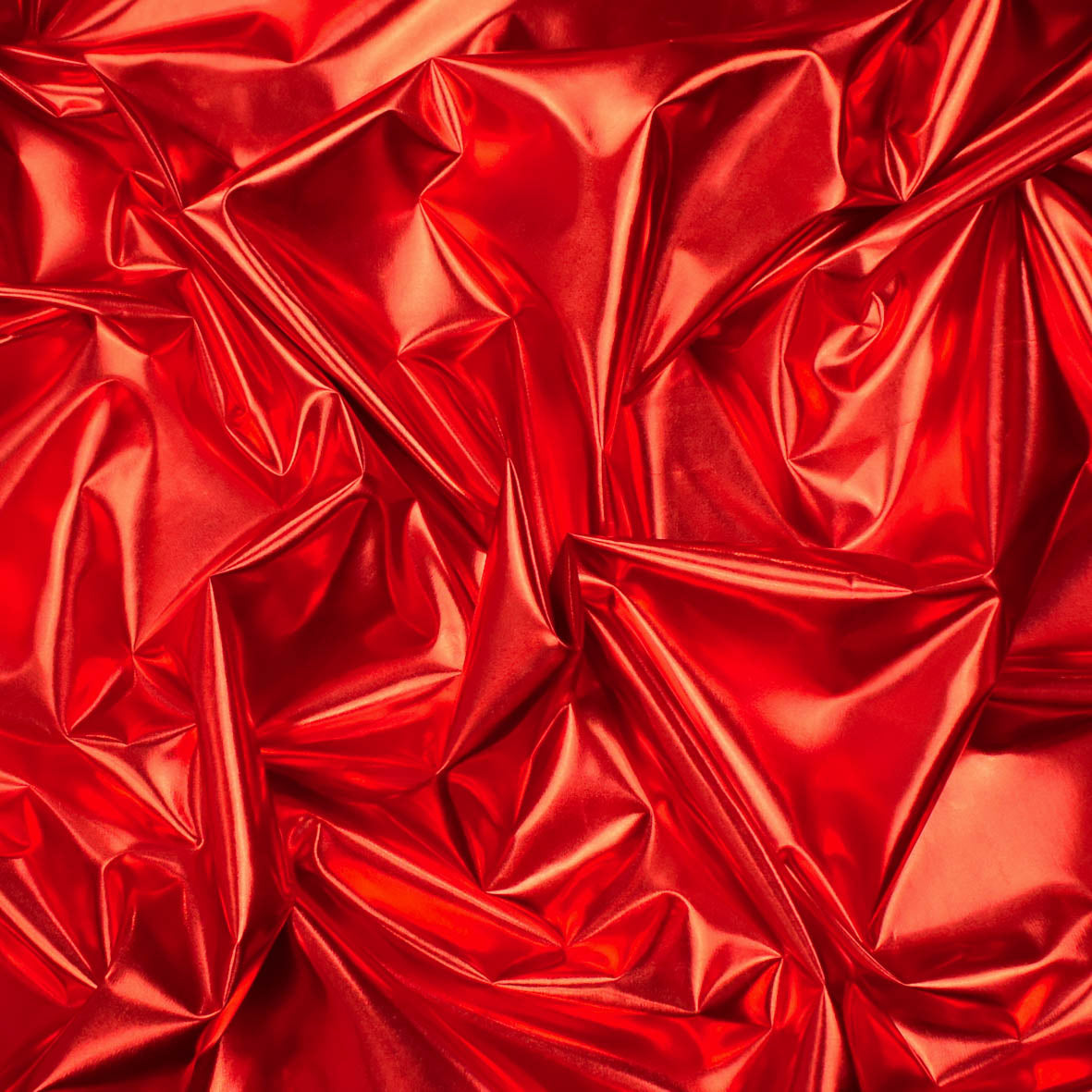 Holographic Metallic Foil Fabric