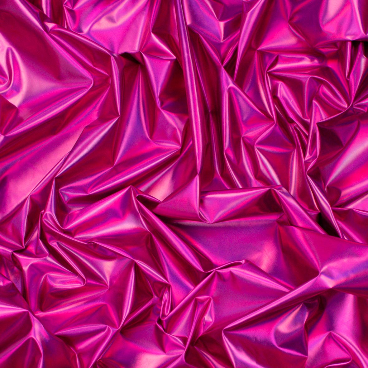 Holographic Metallic Foil Fabric