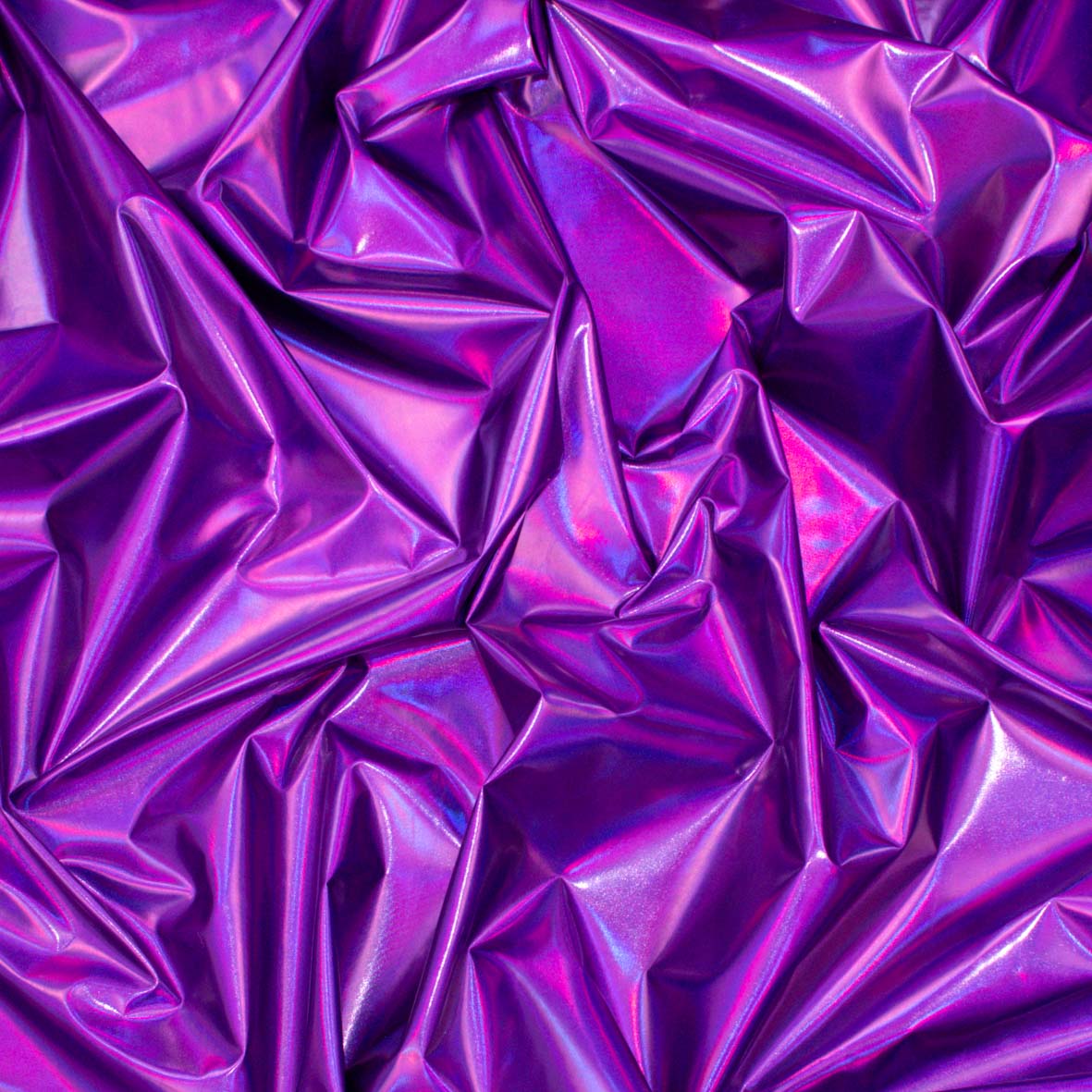 Holographic Metallic Foil Fabric