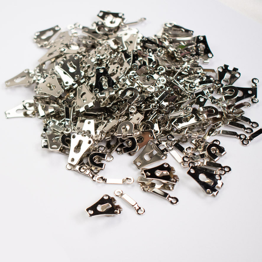 Skirt and Trousers Hook & Bar - Silver 144 Sets 1 Gross