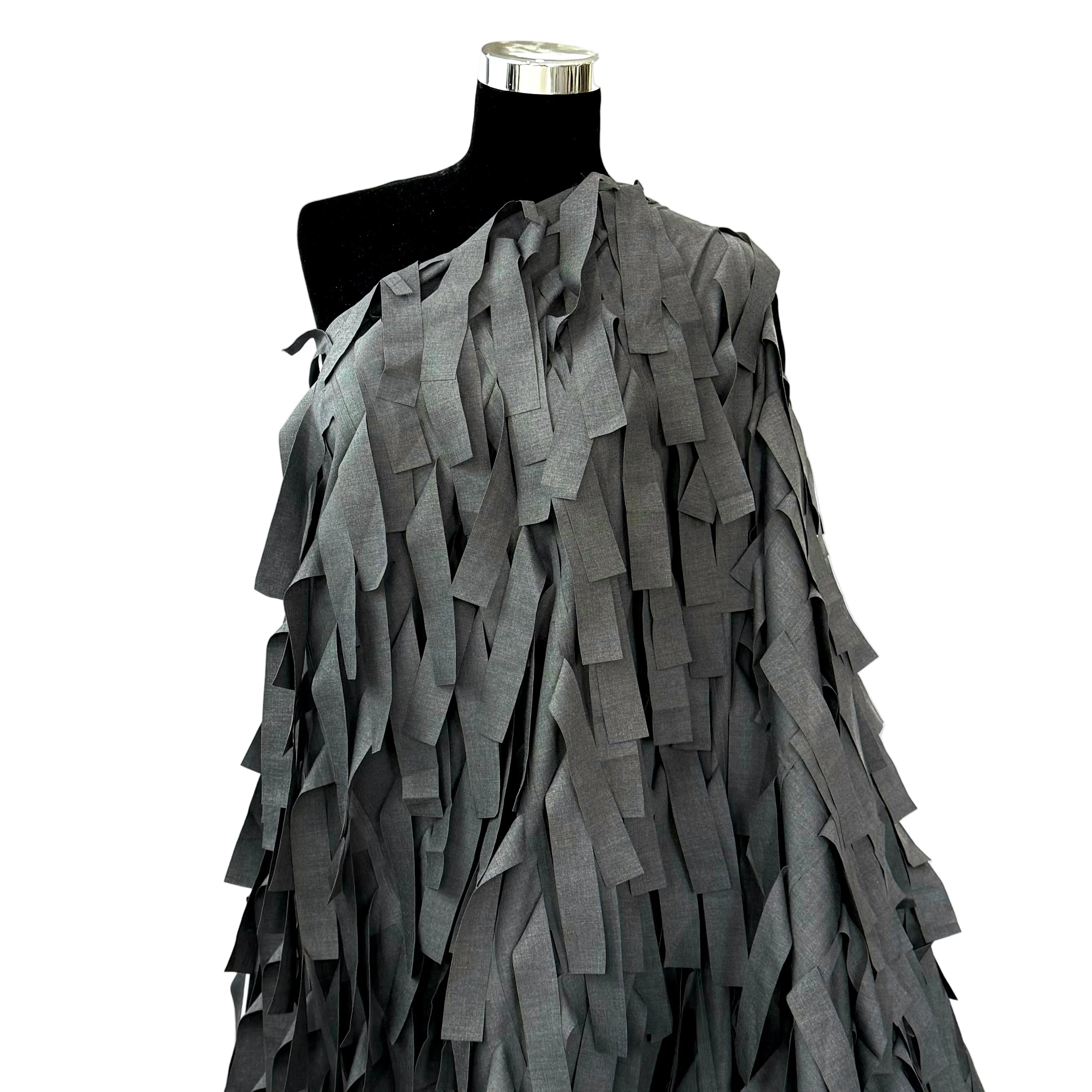 Cutwork Slashed Fringe Fabric