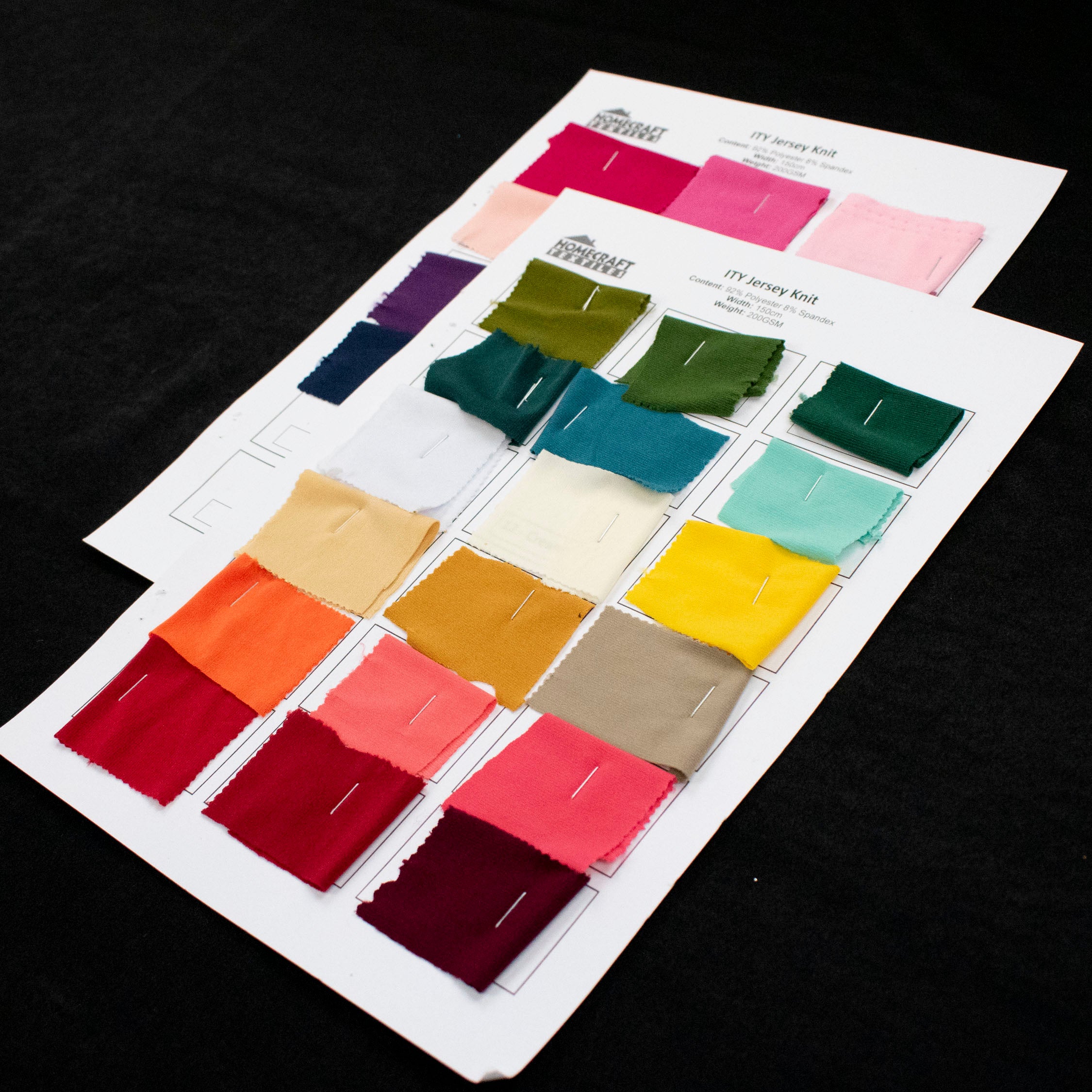 ITY Jersey Knit Sample Book