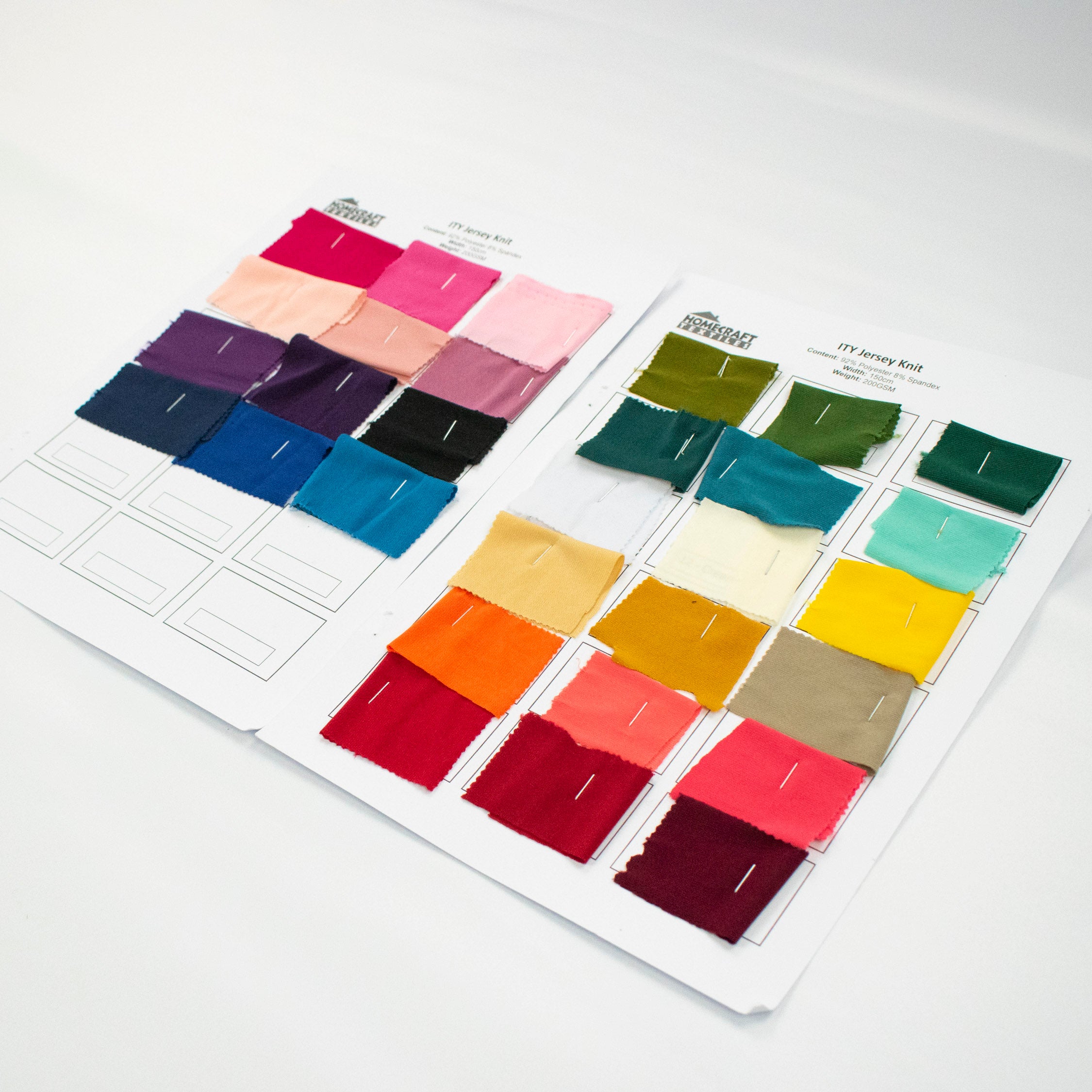 ITY Jersey Knit Sample Book