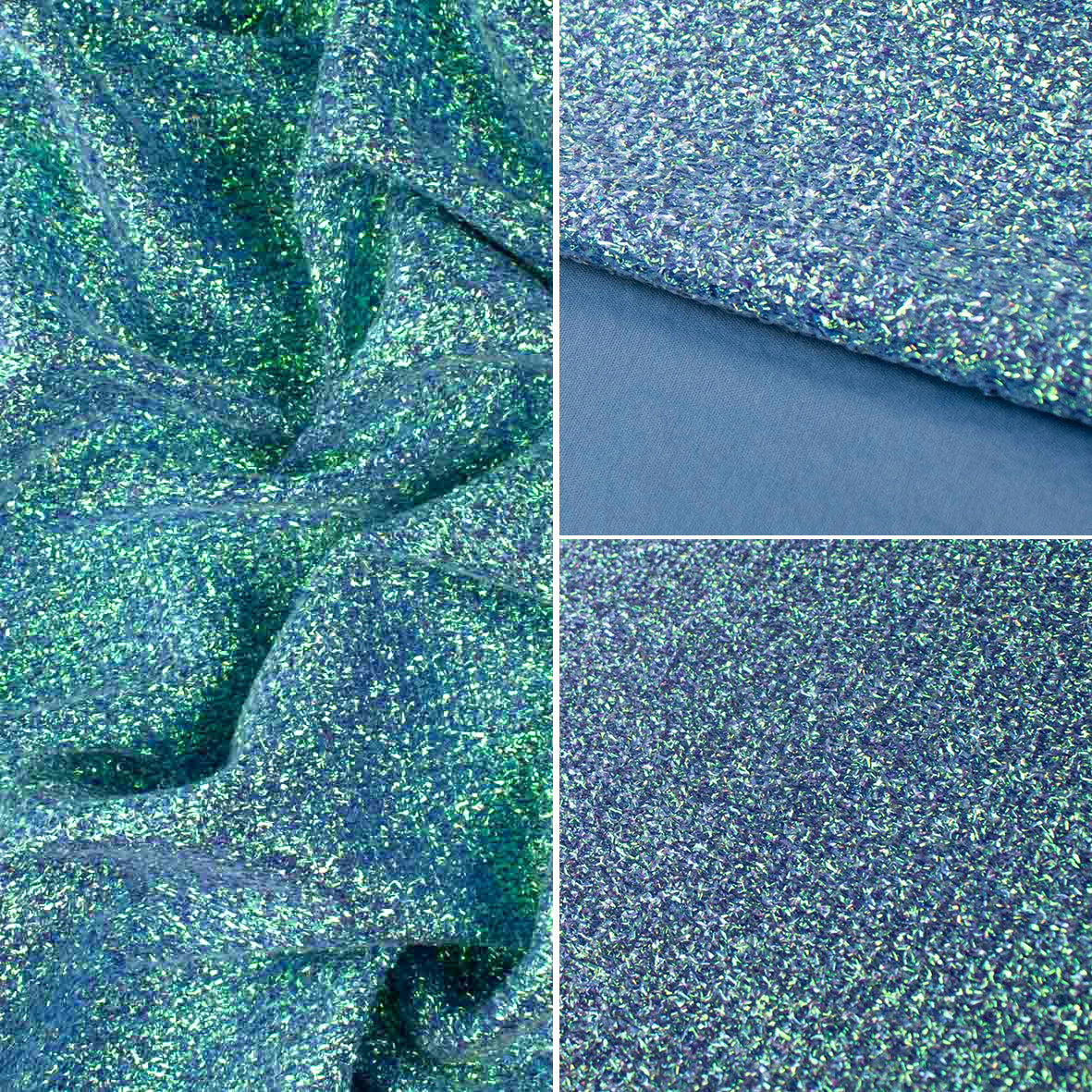 Iridescent Fancy Glitter Knit