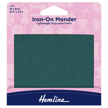 Iron on Polycotton Mender Patches - Bottle