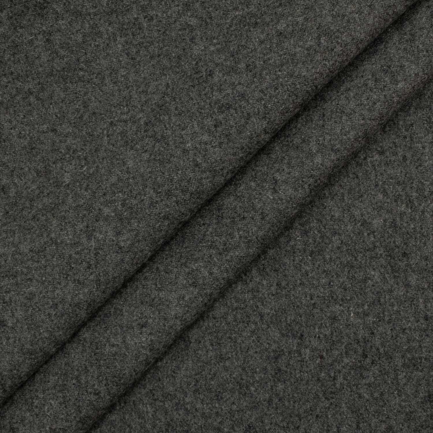 Italian Wool Felt Coating Dark Melange Grey – Homecraft Textiles