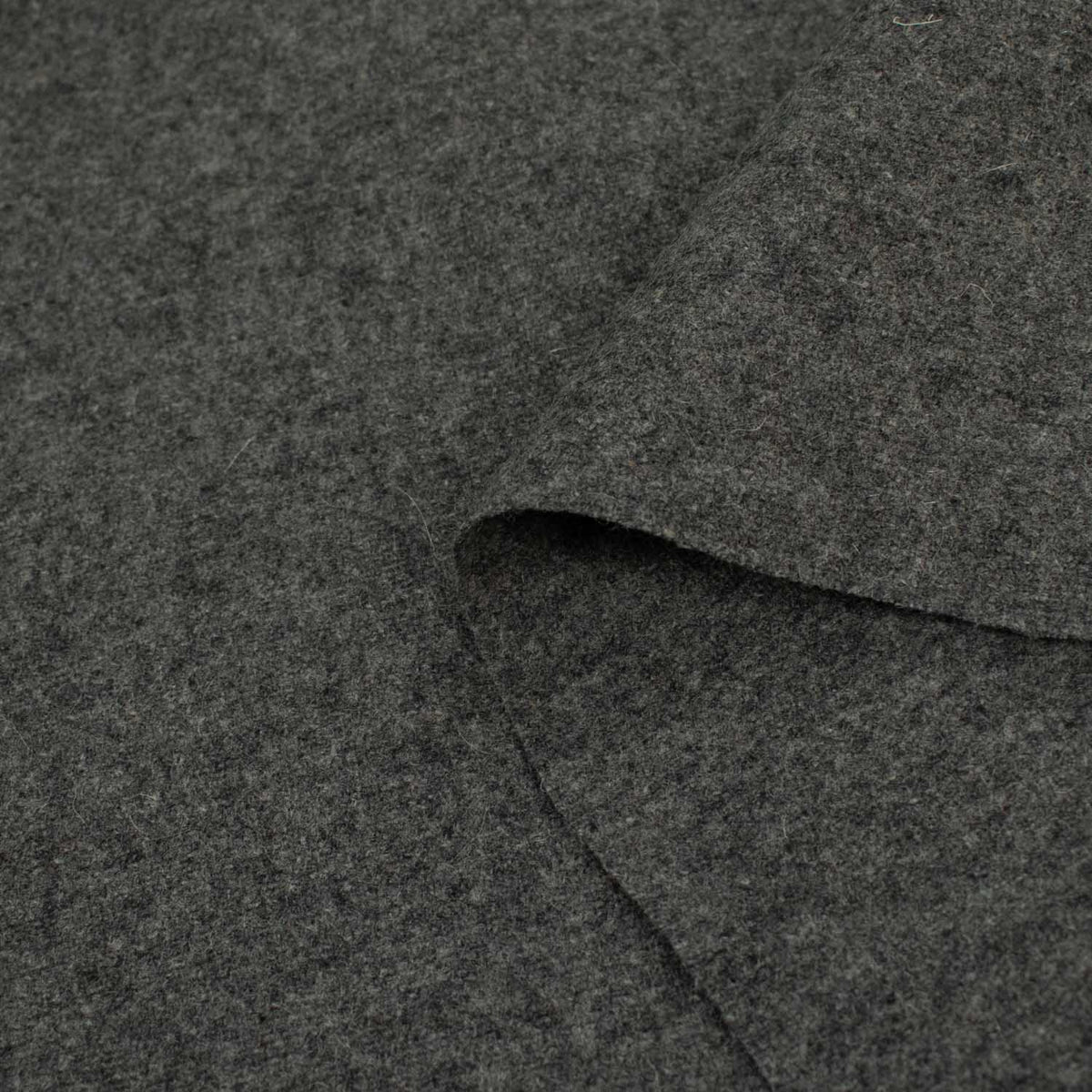 Italian Wool Felt Coating Dark Melange Grey – Homecraft Textiles