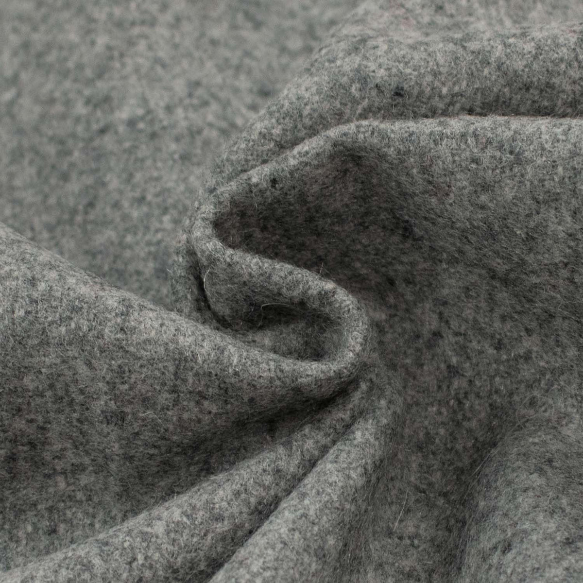 Italian Wool Felt Coating Light Melange Grey – Homecraft Textiles