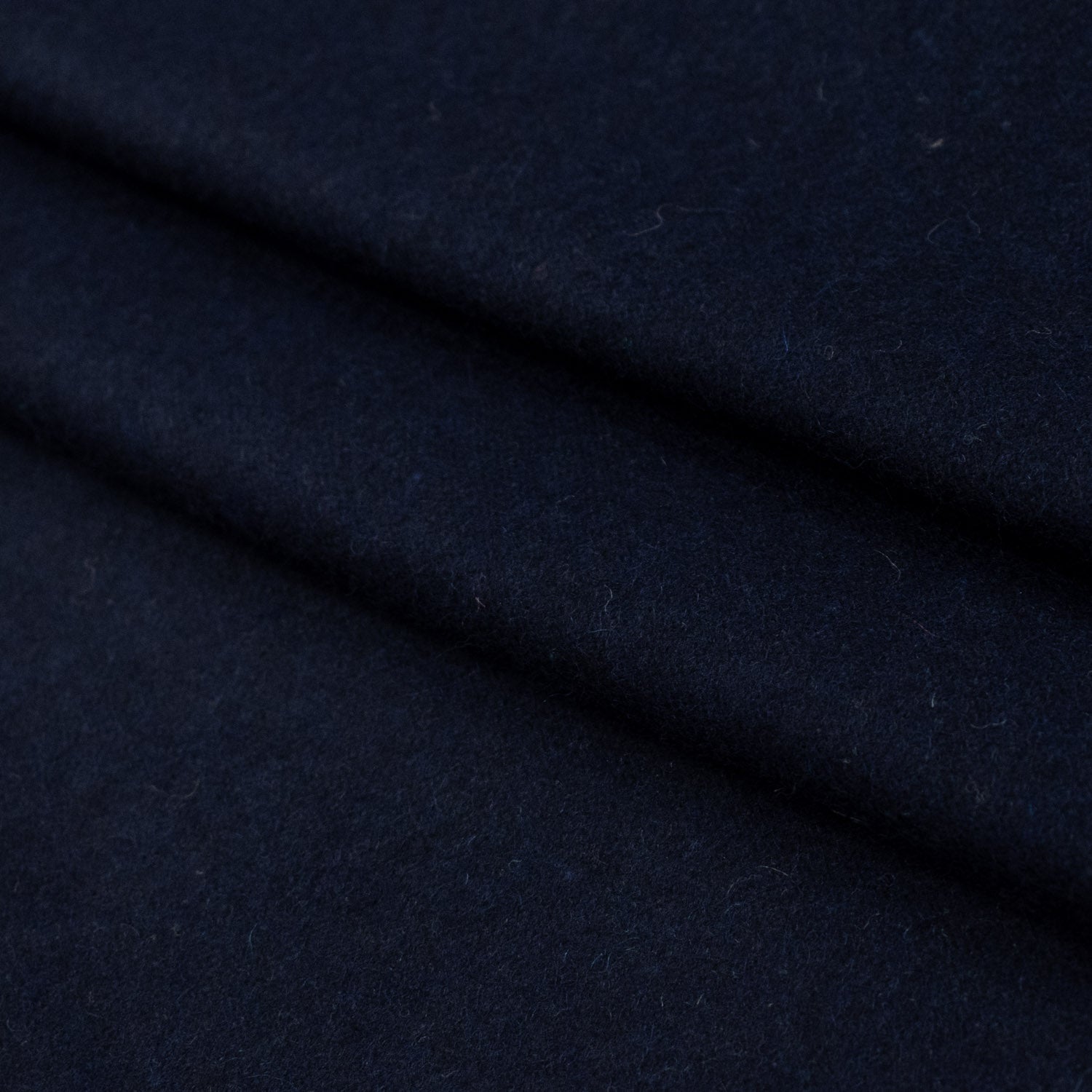 Italian Wool Felt Coating Navy 01