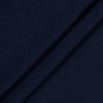 Italian Wool Felt Coating Navy 01