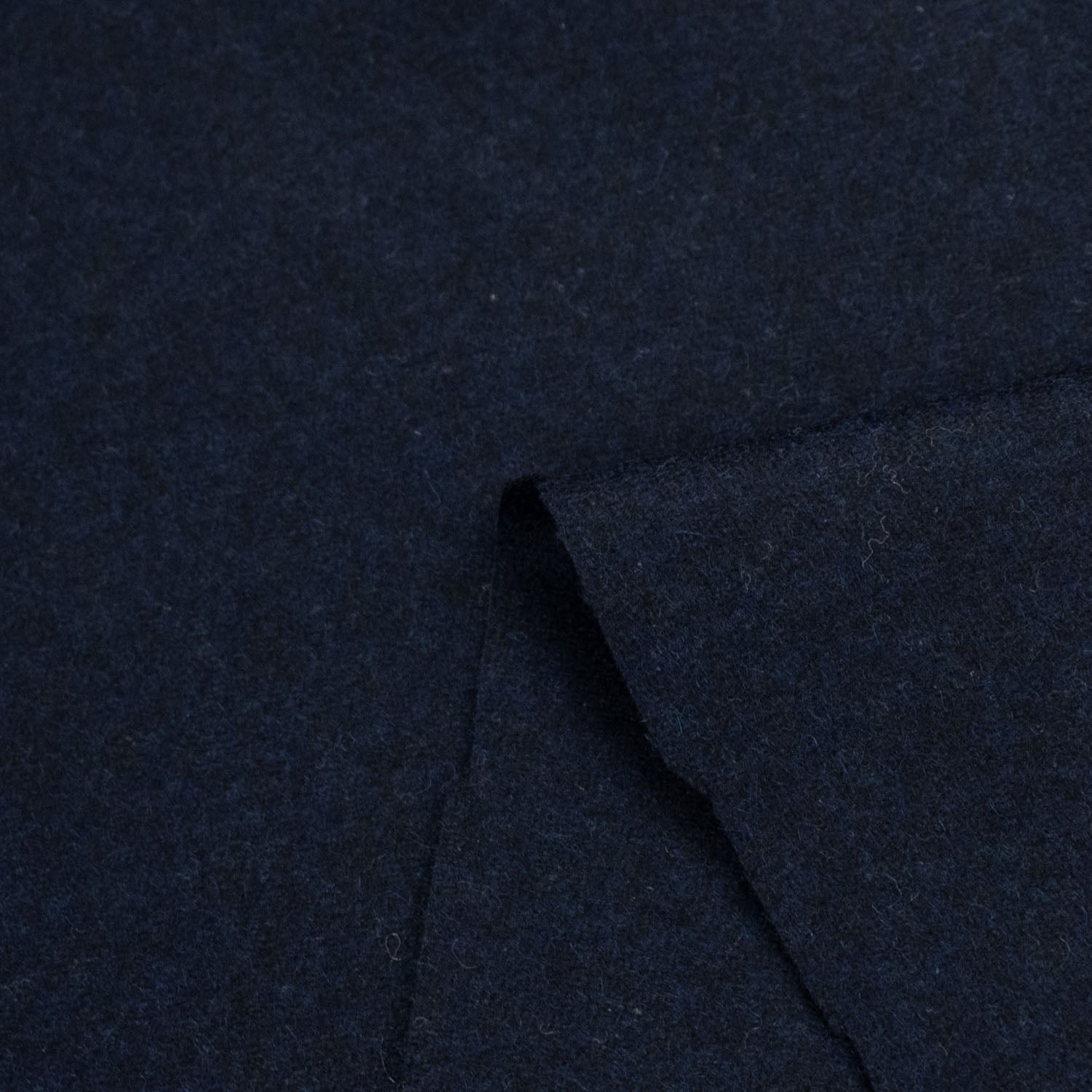 Italian Wool Felt Coating Navy 03