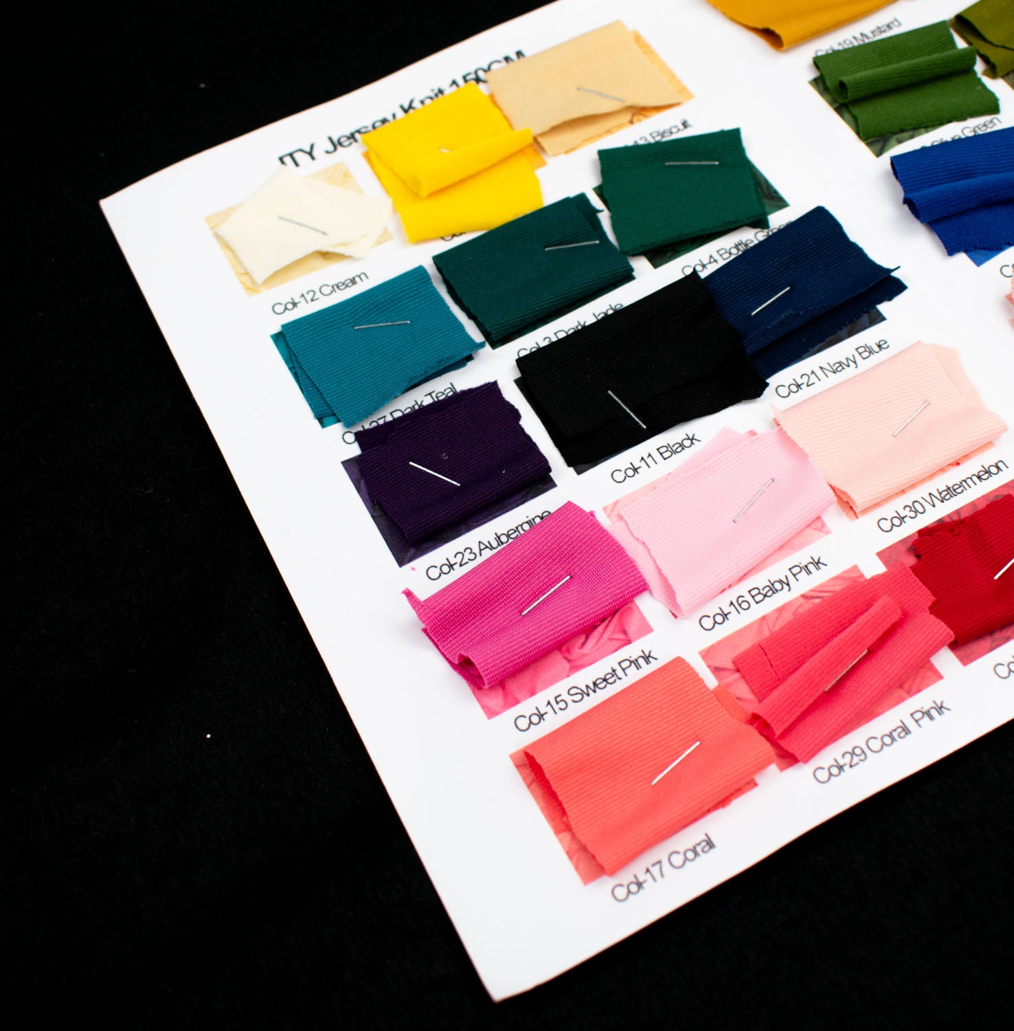 ITY Jersey Knit Sample Book