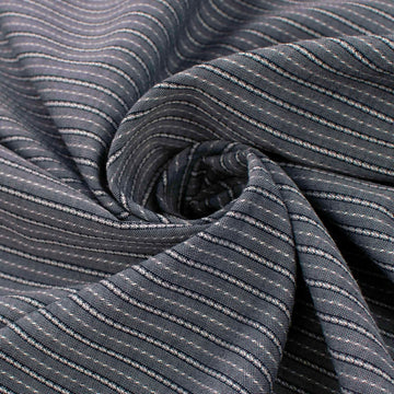 Japanese Nikkei Suiting - Navy Pinstripe