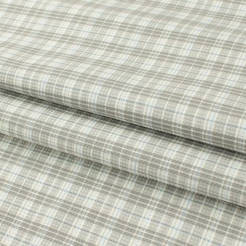 Japanese Nikkei Suiting - Silver Checks