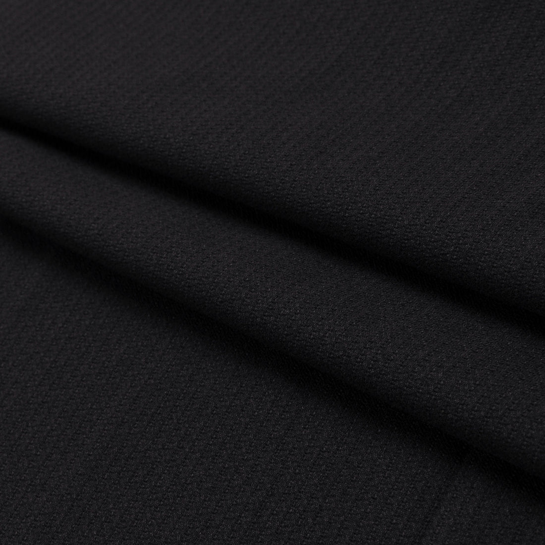 Japanese Light Weight Crepe Suiting - Charcoal Stripes