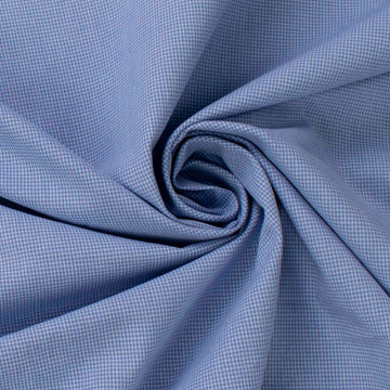 Japanese Blue Micro Houndstooth Suiting