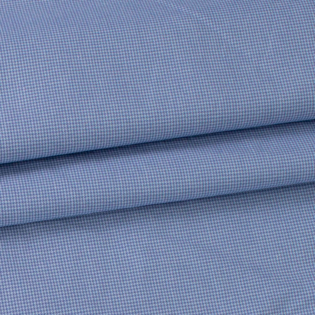 Japanese Blue Micro Houndstooth Suiting