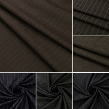 Classic Pinstripe Stripe Suiting