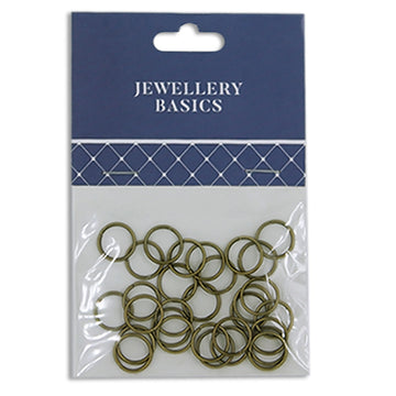 Jump Ring 10mm Boho Gold 30Pcs
