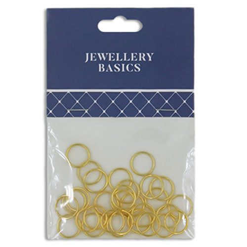 Jump Ring 10mm Gold 30Pcs