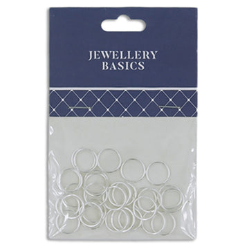 Jump Ring 10mm Silver 30Pcs