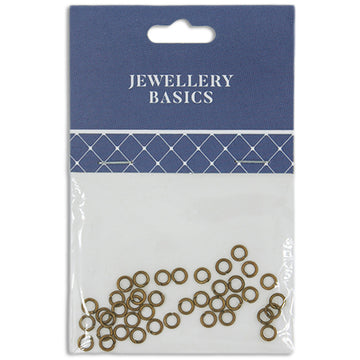 Jump Ring 4mm Boho Gold 40Pcs