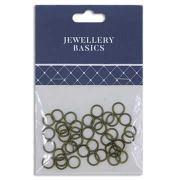 Jump Ring 7mm Boho Gold 40Pcs