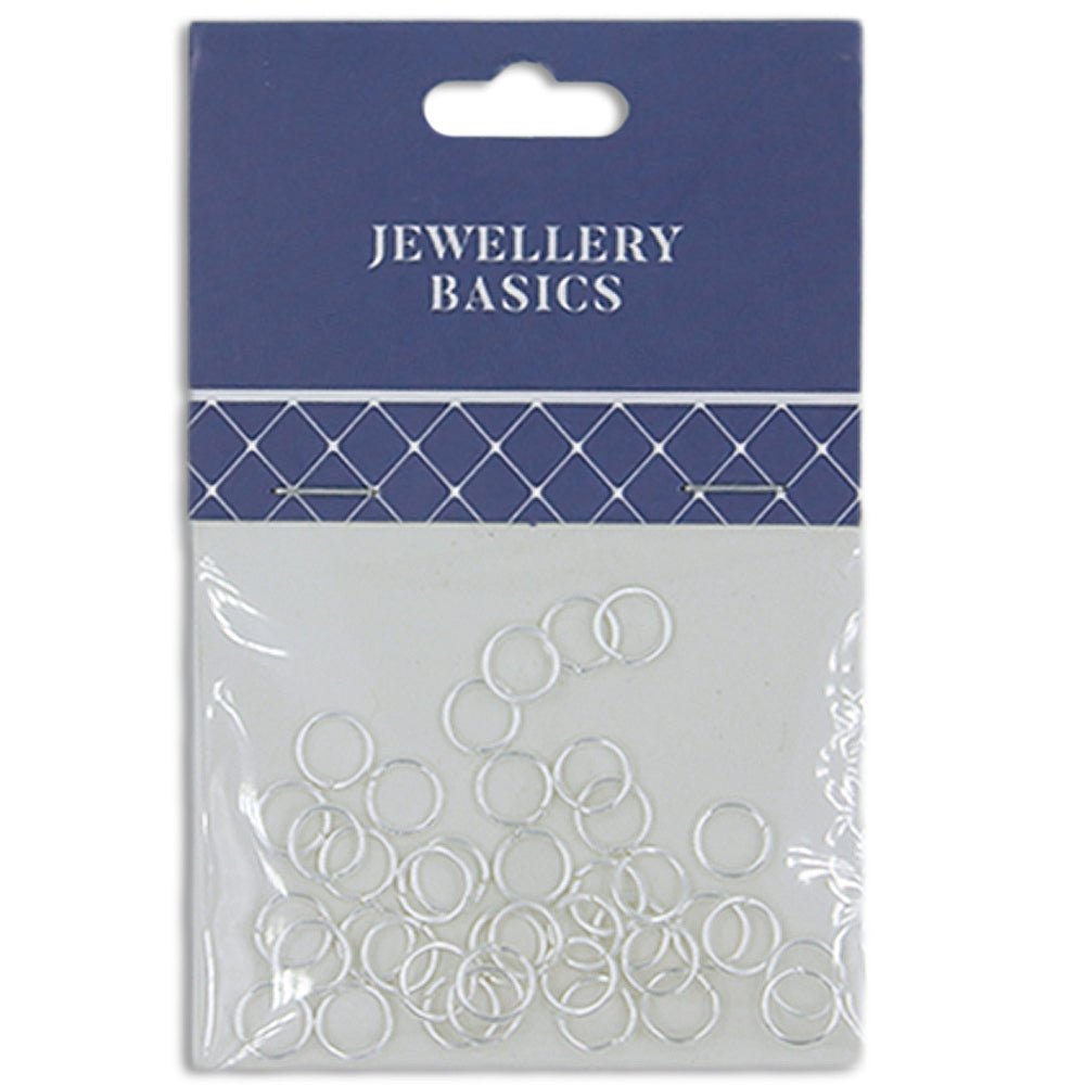Jump Ring 7mm Dark Silver 40Pcs