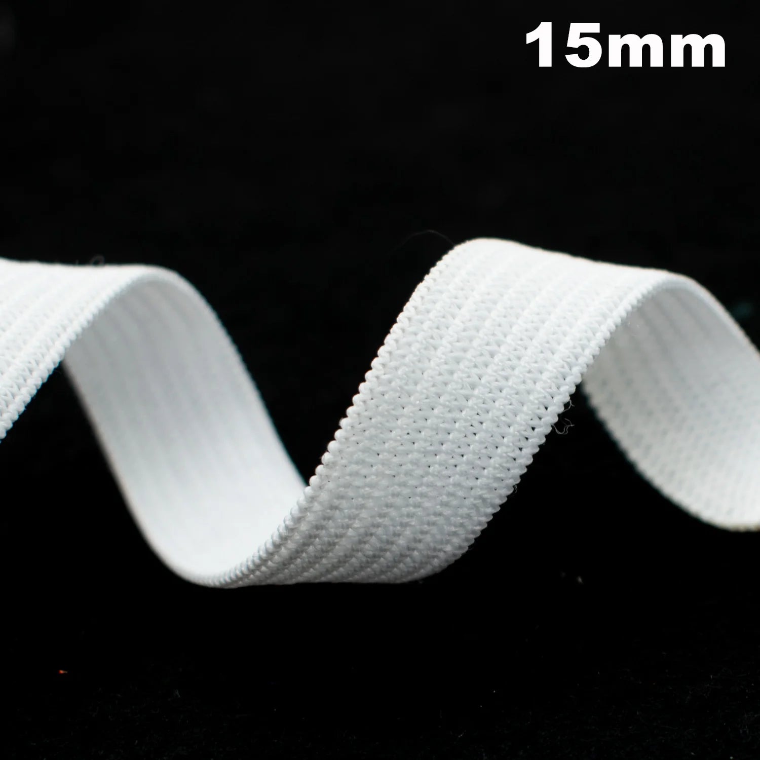 Knitted Elastic Black & White