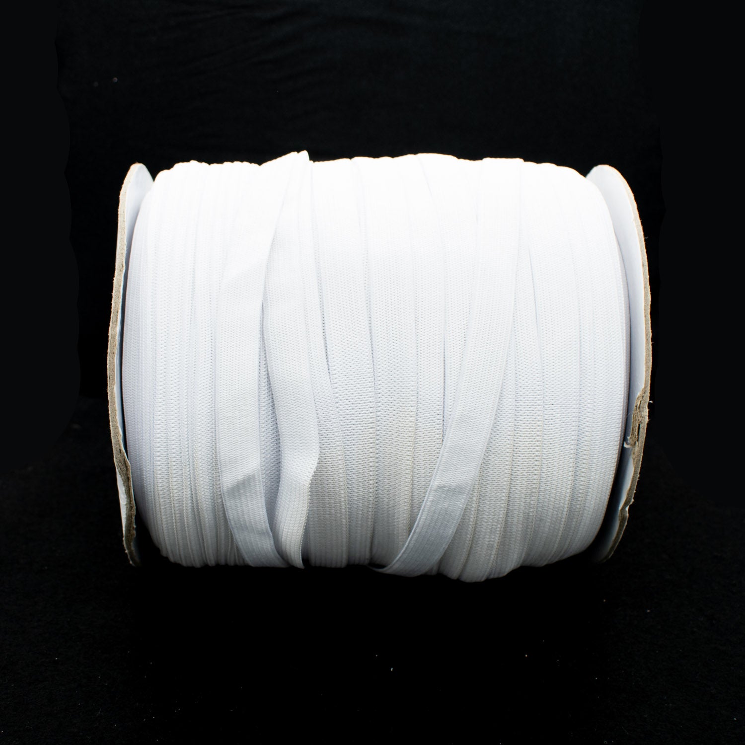 12mm knitted Elastic White 150m Roll