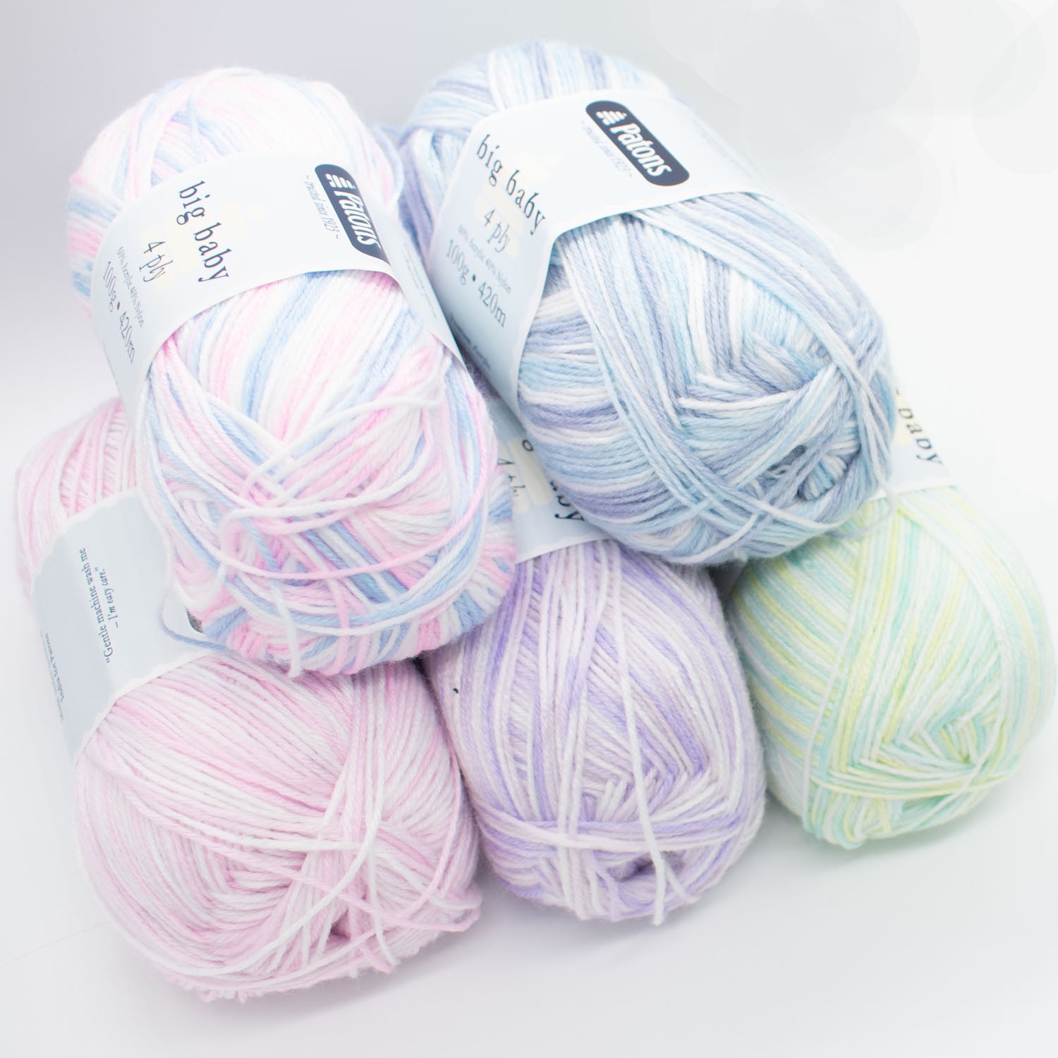 Patons Big Baby 4 Ply Knitting Yarn