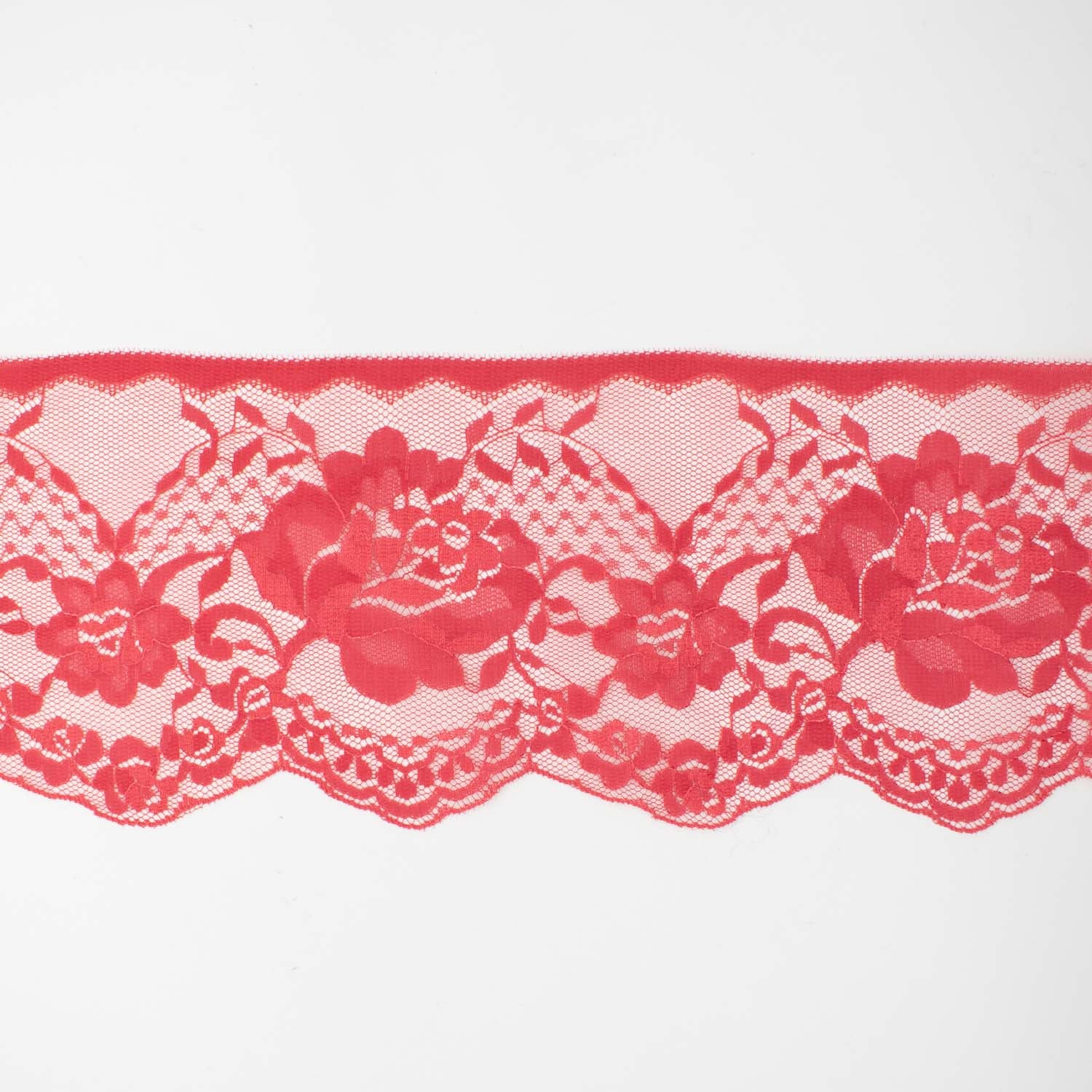 Nylon Lace Trim Design-13 Roses 100mm