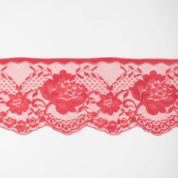 Nylon Lace Trim Design-13 Roses 100mm