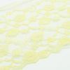 10CM Wide Pale Yellow Floral Nylon Lace Trim