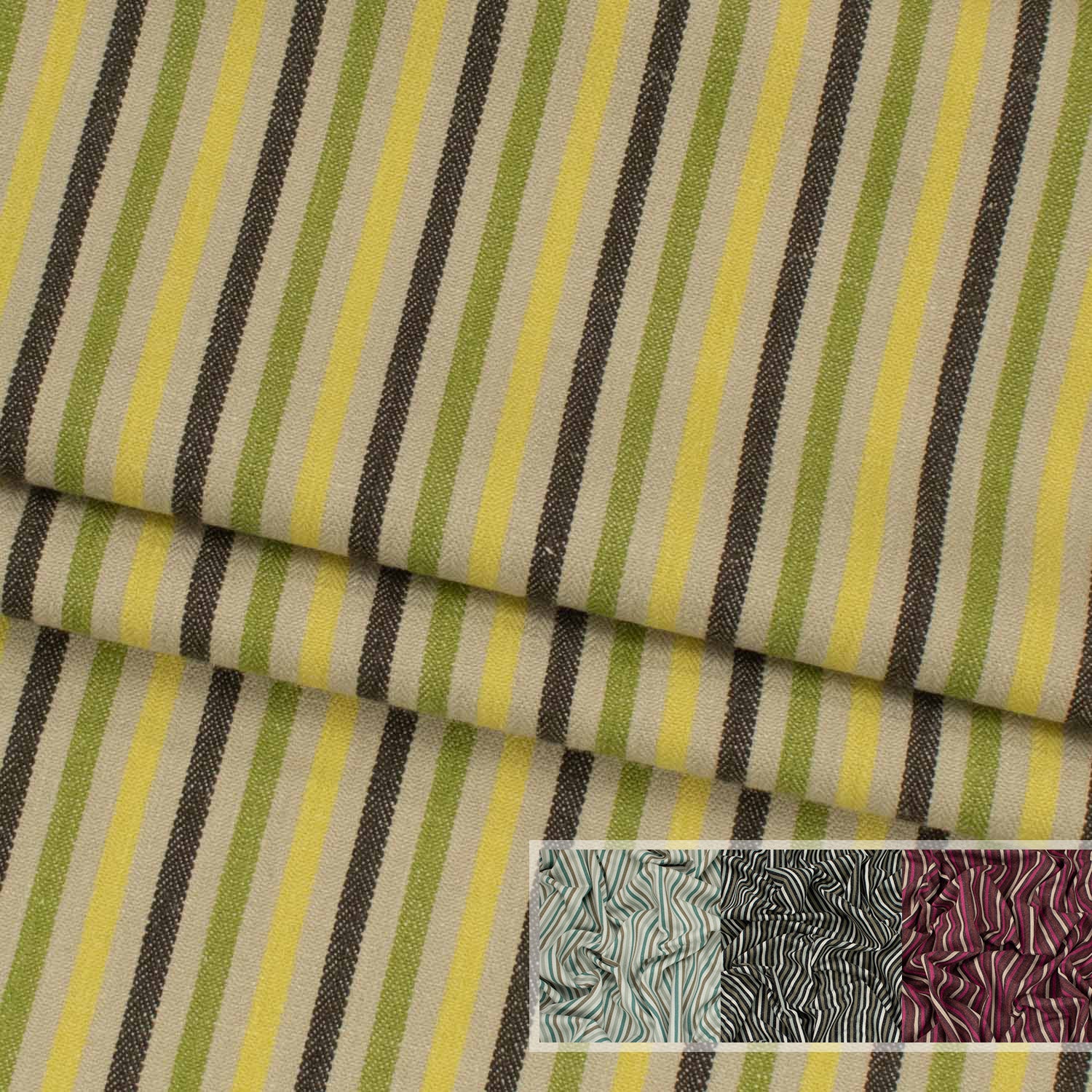 Lakeside by Zepel - Curtaining/Upholstery Stripe Canvas