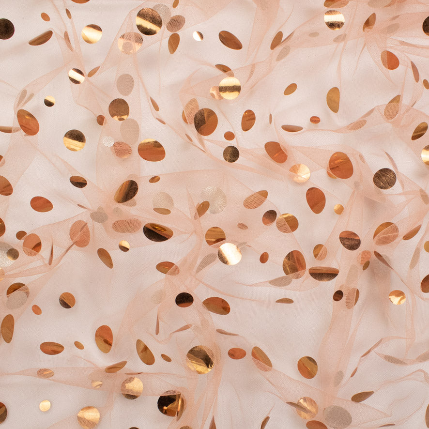 Large Sequin Disco Dot Sequin Mesh