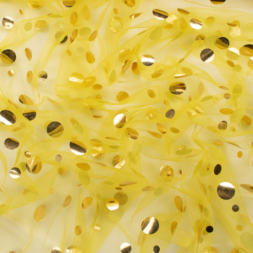 Large Sequin Disco Dot Sequin Mesh