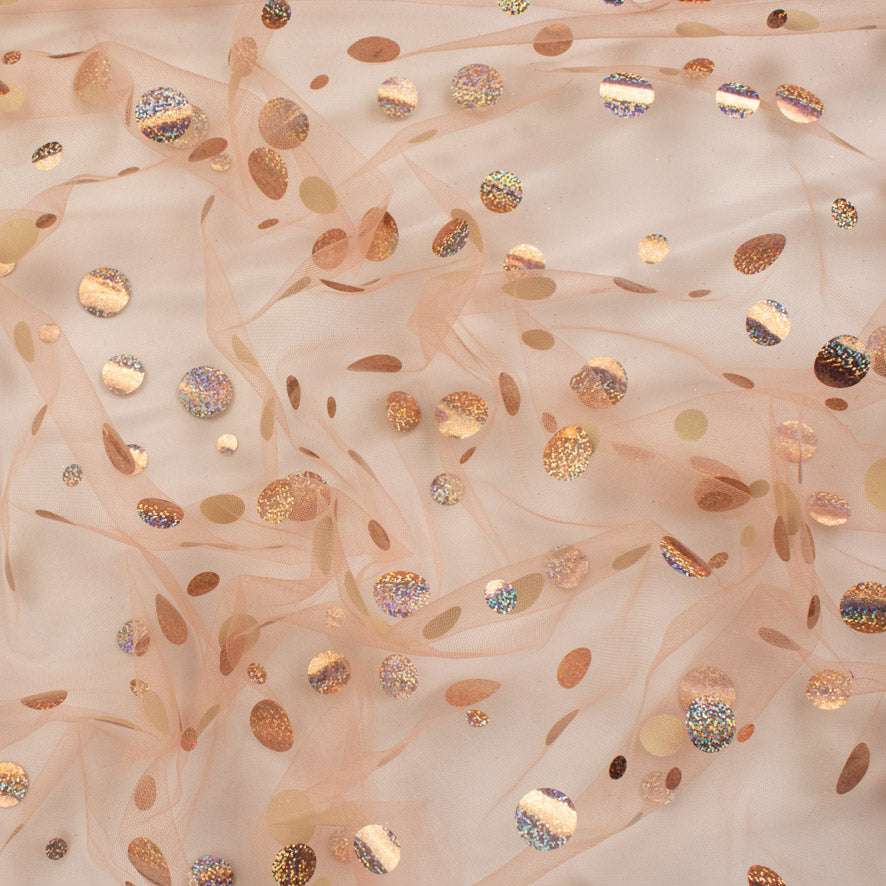 Large Sequin Disco Dot Sequin Mesh