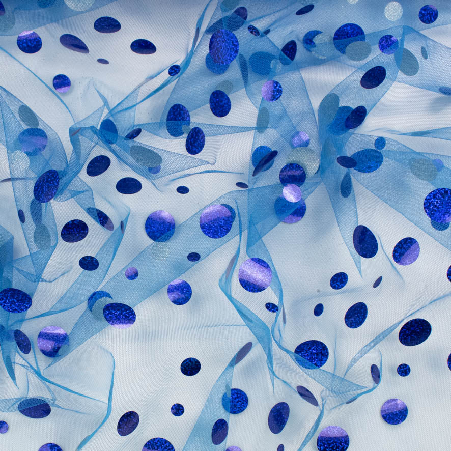 Large Sequin Disco Dot Sequin Mesh