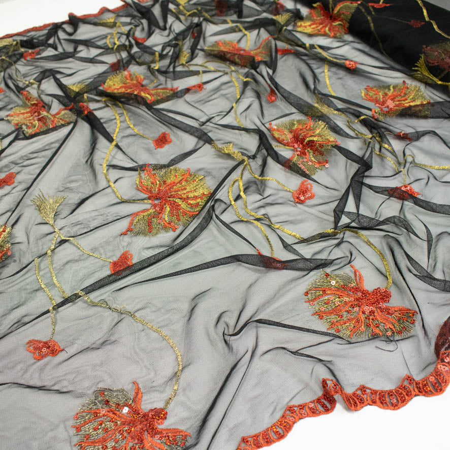 Light Sequin Tulle Lace Design-10