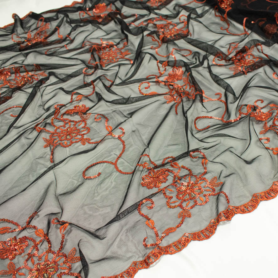 Light Sequin Tulle Lace Design-12