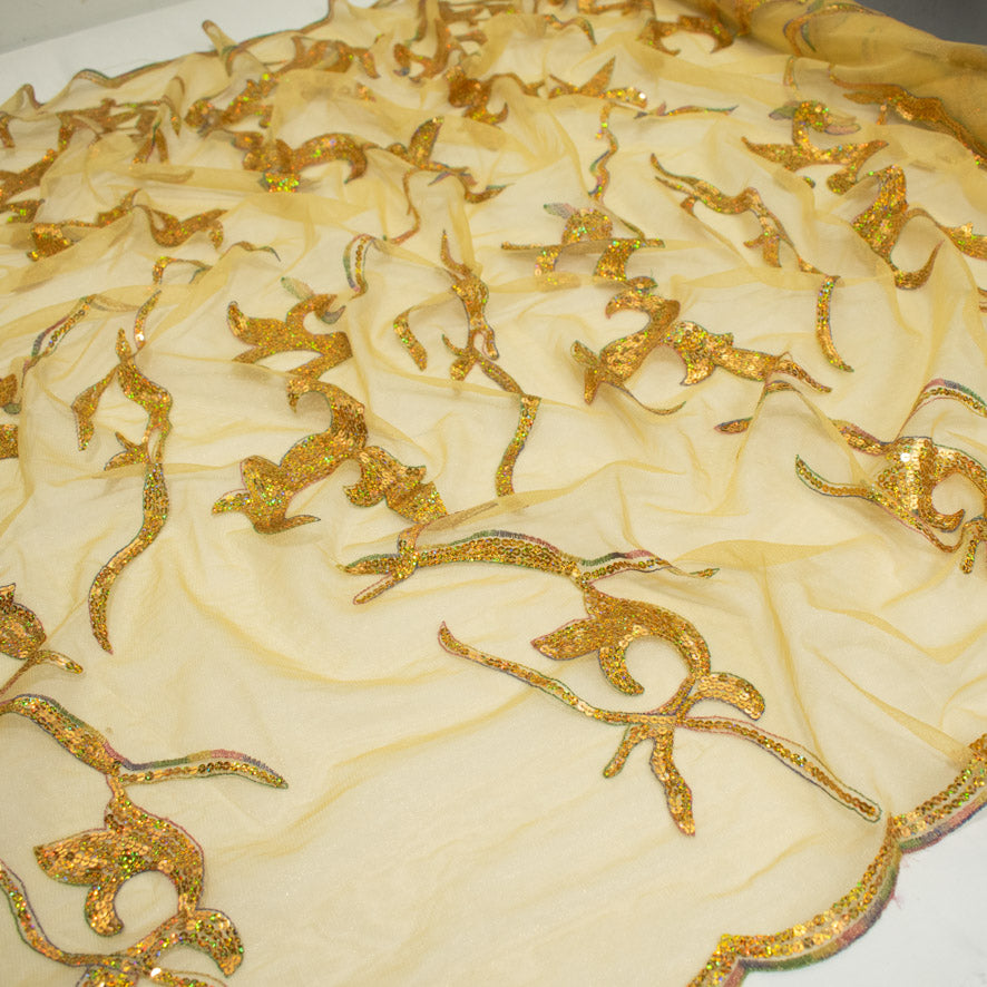 Light Sequin Tulle Lace Design-16